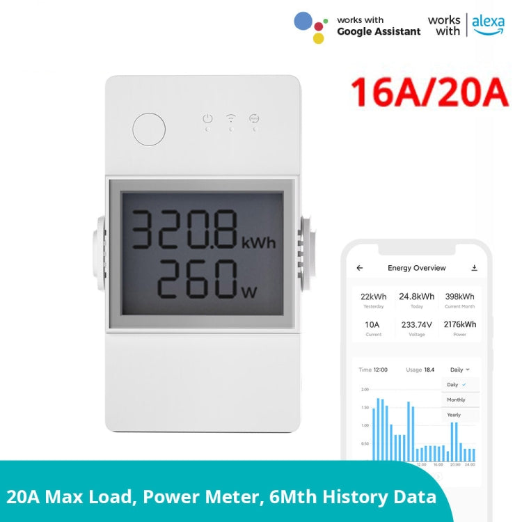 Sonoff POW Elite Interruttore Misurazione Energia 16A 20A