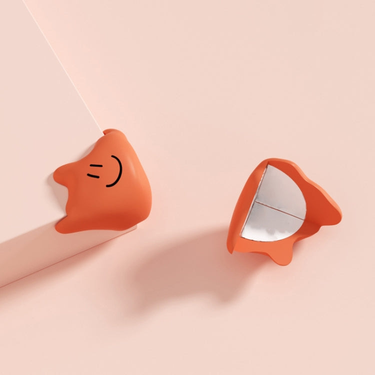 5 pezzi Copertura protettiva in silicone anti-collisione per angoli da tavolo per bambini, Green, White, Apricot, Coffee, Orange
