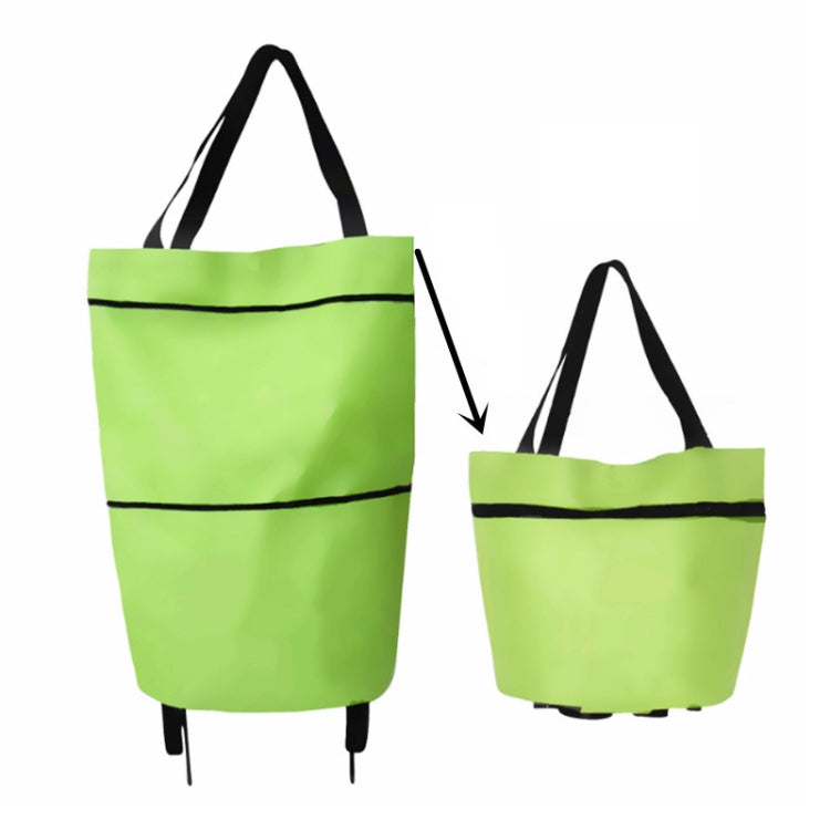 Carrello della spesa portatile Borsa pieghevole con ruote, Red, Green, Blue, Black, Orange