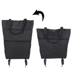Carrello della spesa portatile Borsa pieghevole con ruote, Red, Green, Blue, Black, Orange