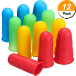 4 set di polsini in silicone antiscottatura antiscivolo resistenti alle alte temperature con particelle, Random Color, Blue