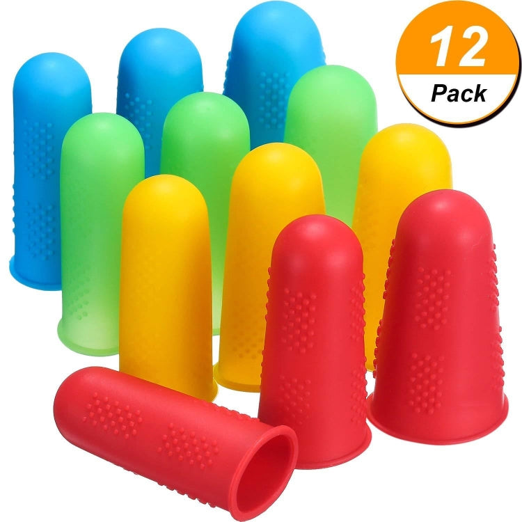 4 set di polsini in silicone antiscottatura antiscivolo resistenti alle alte temperature con particelle, Random Color, Blue
