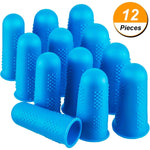 4 set di polsini in silicone antiscottatura antiscivolo resistenti alle alte temperature con particelle, Random Color, Blue