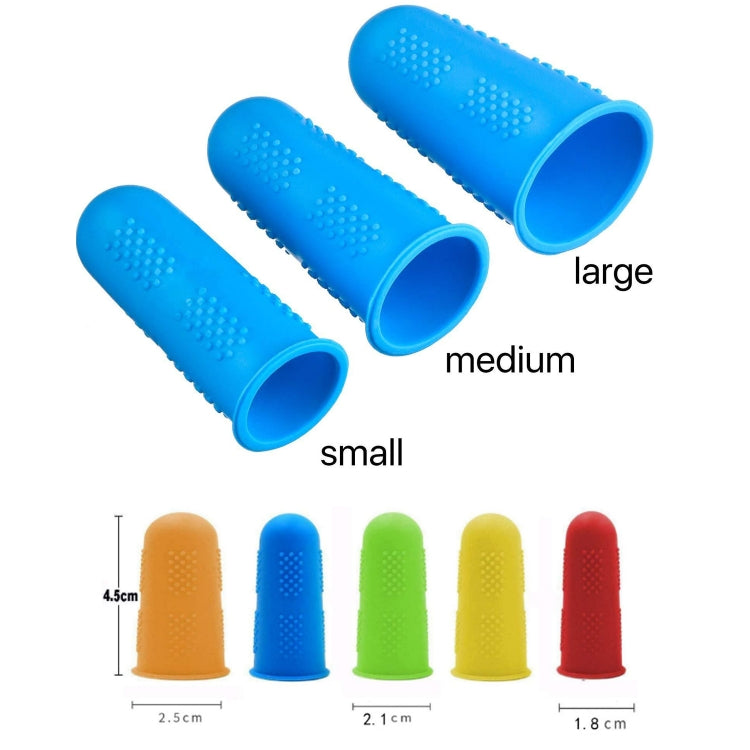 4 set di polsini in silicone antiscottatura antiscivolo resistenti alle alte temperature con particelle, Random Color, Blue