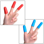 4 set di polsini in silicone antiscottatura antiscivolo resistenti alle alte temperature con particelle, Random Color, Blue