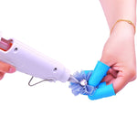 4 set di polsini in silicone antiscottatura antiscivolo resistenti alle alte temperature con particelle, Random Color, Blue