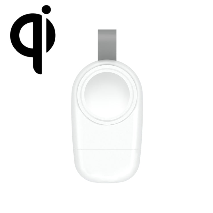 Caricatore di aspirazione magnetica wireless portatile USB per Apple Watch 1/2/3/4/5/6/7/SE, White
