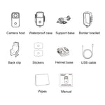 Thumb Action Camera 4K HD WiFi con stabilizzazione 6 assi