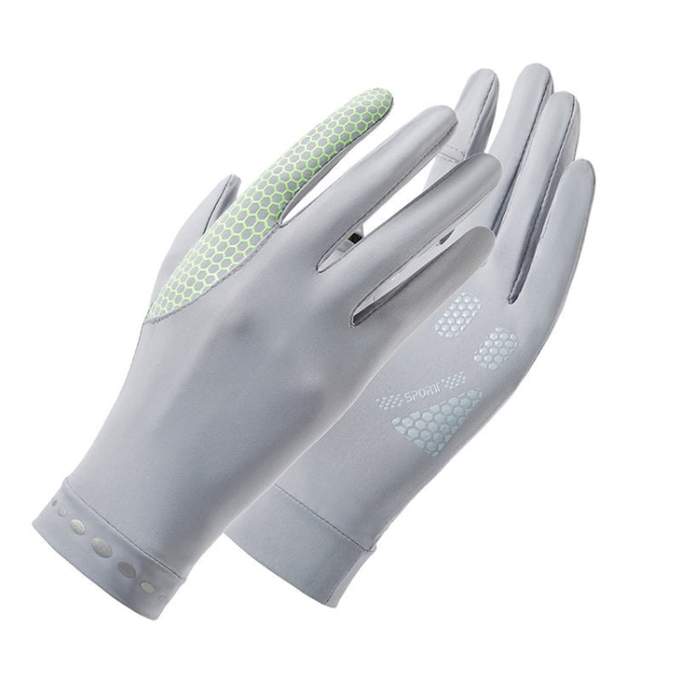 1 paio di guanti di seta di ghiaccio senza dita anti-UV XC-14 per guida di guida, stile:, Honeycomb (Purple), Honeycomb (Pink), Honeycomb (Yellow), Honeycomb (Gray), Honeycomb (Black), Honeycomb (Dark Gray), Line (Purple), Line (Dark Gray)             ...