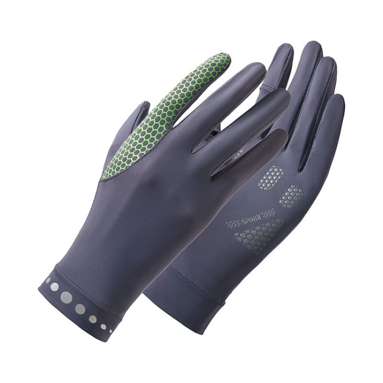 1 paio di guanti di seta di ghiaccio senza dita anti-UV XC-14 per guida di guida, stile:, Honeycomb (Purple), Honeycomb (Pink), Honeycomb (Yellow), Honeycomb (Gray), Honeycomb (Black), Honeycomb (Dark Gray), Line (Purple), Line (Dark Gray)             ...