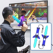 JYS JYS-NS241 Set di accessori per movimento somatosensoriale 12 in 1 per Nintendo Switch, JYS 12 In 1