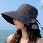 8062 Cappello estivo da donna con protezione solare per il collo Cappello da pescatore a tesa larga, 8062 Blue, 8062 Purple, 8062 Khaki, 8062 Black, 8062 Pink, 8062 Navy, 8062 Beige, 8062 Dark Gray, 8062 Army Green, 8062 Light Gray