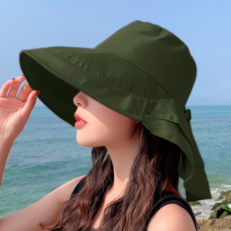 8062 Cappello estivo da donna con protezione solare per il collo Cappello da pescatore a tesa larga, 8062 Blue, 8062 Purple, 8062 Khaki, 8062 Black, 8062 Pink, 8062 Navy, 8062 Beige, 8062 Dark Gray, 8062 Army Green, 8062 Light Gray
