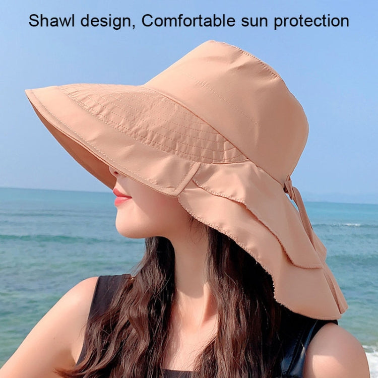 8062 Cappello estivo da donna con protezione solare per il collo Cappello da pescatore a tesa larga, 8062 Blue, 8062 Purple, 8062 Khaki, 8062 Black, 8062 Pink, 8062 Navy, 8062 Beige, 8062 Dark Gray, 8062 Army Green, 8062 Light Gray