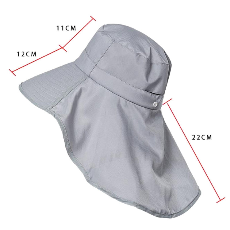 8112 Cappello da pescatore a coda di cavallo a tesa larga con parasole da donna, 8112 Black, 8112 Pink, 8112 Grey, 8112 Khaki, 8112 Beige