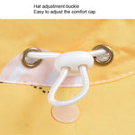 1015 Cappello da sole estivo per bambini Cappello da pescatore per protezione solare da esterno con scialle, 1015 Yellow, 1015 Blue, 1015 Pink, 1015 Orange
