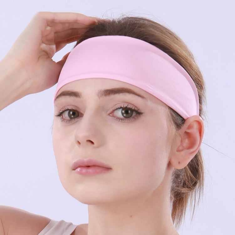 3 PCS Cintura per assorbire il sudore con fascia per capelli sportiva per la sensazione di freddo, Hairband (624 Light Pink), Hairband(824 Black), Hairband (624 Black)