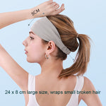 3 PCS Cintura per assorbire il sudore con fascia per capelli sportiva per la sensazione di freddo, Hairband (624 Light Pink), Hairband(824 Black), Hairband (624 Black)