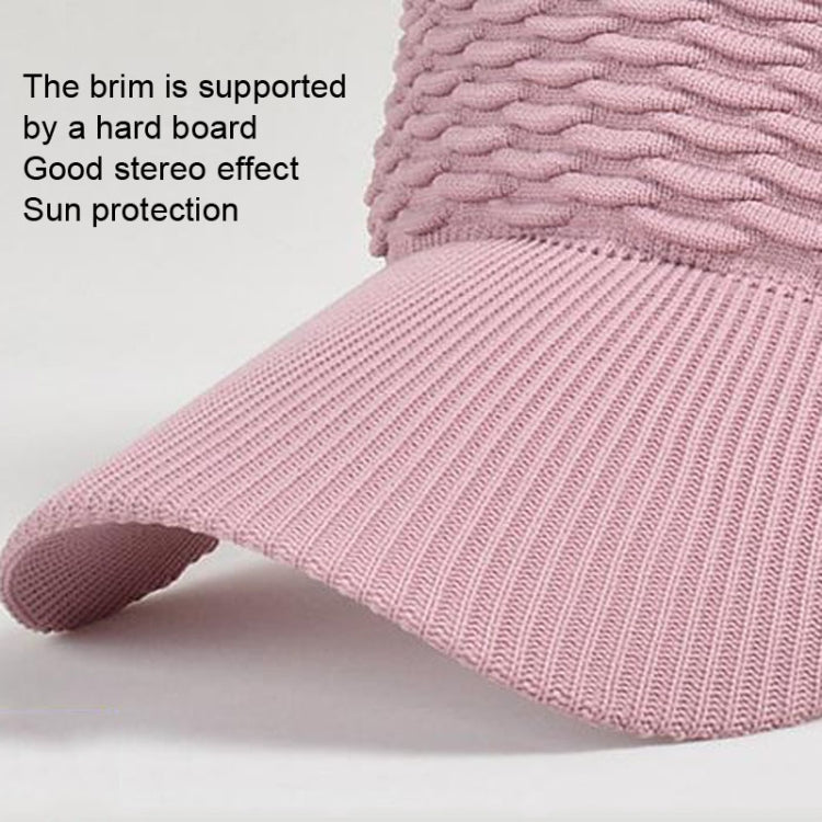 8010 Lady Empty Top Outdoor Sports Berretto con visiera Cappello da sole per studenti, 8010 Black, 8010 White, 8010 Grey, 8010 Beige, 8010 Khaki, 8010 Pink