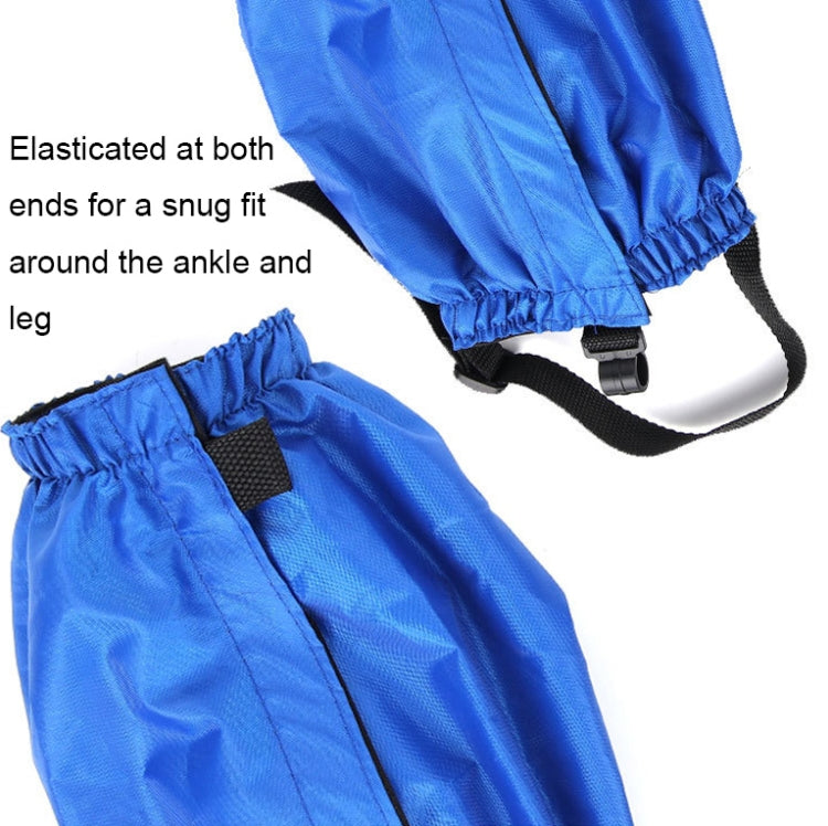 04 Coprigambe antineve per alpinismo corto da esterno, Anti-Snow Leg Covers(Black), Anti-Snow Leg Covers(Red), Anti-Snow Leg Covers(Green), Anti-Snow Leg Covers(Navy Blue), Leg Covers(Blue)