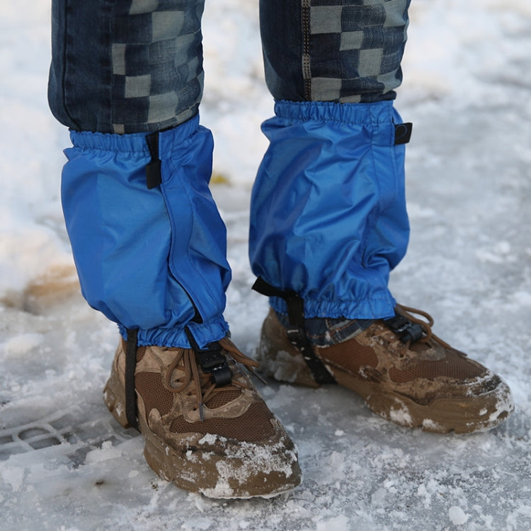 04 Coprigambe antineve per alpinismo corto da esterno, Anti-Snow Leg Covers(Black), Anti-Snow Leg Covers(Red), Anti-Snow Leg Covers(Green), Anti-Snow Leg Covers(Navy Blue), Leg Covers(Blue)