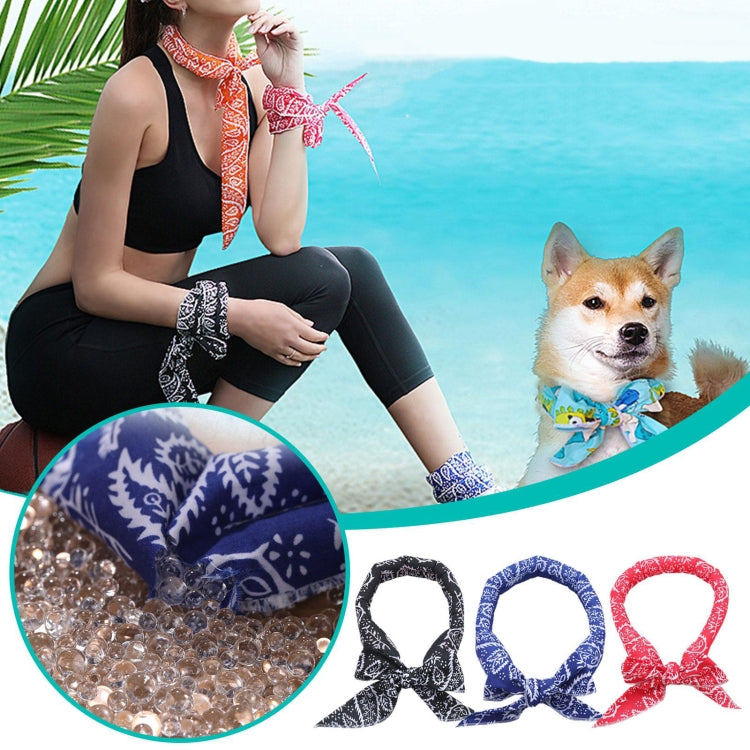 3 PCS Summer Cooling Bandana Neck Wraps Sciarpa per donna Uomo Bambini Pet, Black Leaves, Blue Leaves, Red Leaves, Green Leaves, Yellow Leaves, Yellow Bottom Bear, Blue Bottom Bear, White Bottom Bear, Blue Bottom Cat, Pink Bottom Cat, King of Forest   ...