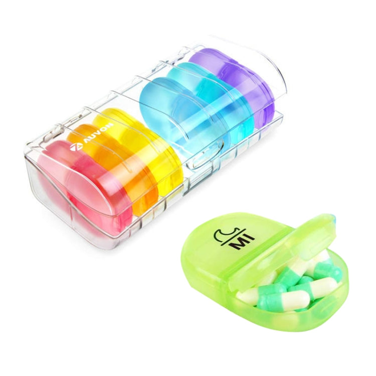 Scatola porta medicinali portatile in plastica con scomparto