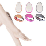 Lady Manual Epilator Crystal Dispositivo di depilazione in vetro esfoliante delicato, Rose Red, Dark Blue, Rose Gold