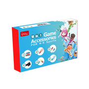 IPLAY HBS-447 Impugnatura 10 in 1 + cinturino da polso + cinturino + spada laser + set sport con racchetta per Nintendo Switch, IPLAY 10 In 1