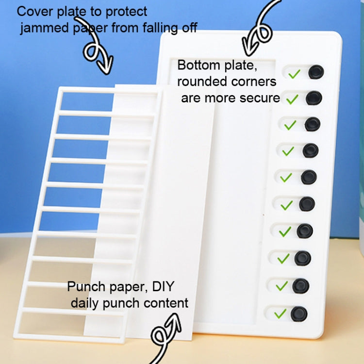 2 PCS Lista di controllo da appendere alla parete Memo Board Scheda di controllo regolabile, stile:, My Chores, Without Logo, Blank Paper Card
