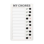 2 PCS Lista di controllo da appendere alla parete Memo Board Scheda di controllo regolabile, stile:, My Chores, Without Logo, Blank Paper Card