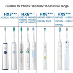 Testina per spazzolino da 2 pezzi per Philips HX6730 HX9352 HX8910 HX3226, stile:, Gum Care, Dental Plaque Defensive, Diamond Bright, Clean  Medium Soft Hair, Clean Medium Hair