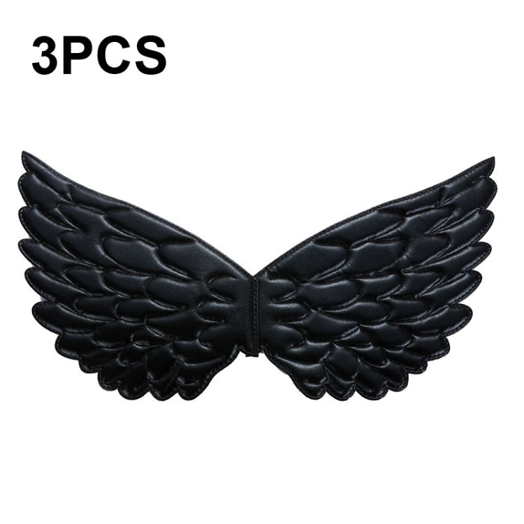 3 PZ Bambini Prom Dress Up Wings Elfo Ali colorate Puntelli per costumi da festa, 3 PCS Light Rainbow, 3 PCS Deep Rainbow, 3 PCS Gold, 3 PCS Black, 3 PCS Red, 3 PCS Silver, 3 PCS White, 3 PCS Deep Purple, 3 PCS Fantasy Rainbow, 3 PCS Fantasy White