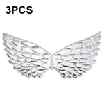 3 PZ Bambini Prom Dress Up Wings Elfo Ali colorate Puntelli per costumi da festa, 3 PCS Light Rainbow, 3 PCS Deep Rainbow, 3 PCS Gold, 3 PCS Black, 3 PCS Red, 3 PCS Silver, 3 PCS White, 3 PCS Deep Purple, 3 PCS Fantasy Rainbow, 3 PCS Fantasy White