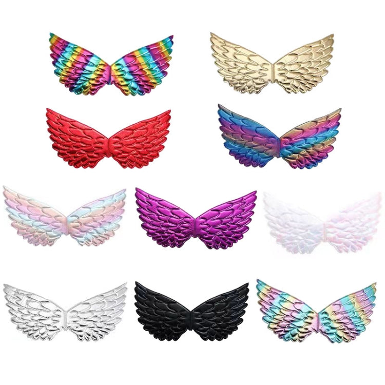 3 PZ Bambini Prom Dress Up Wings Elfo Ali colorate Puntelli per costumi da festa, 3 PCS Light Rainbow, 3 PCS Deep Rainbow, 3 PCS Gold, 3 PCS Black, 3 PCS Red, 3 PCS Silver, 3 PCS White, 3 PCS Deep Purple, 3 PCS Fantasy Rainbow, 3 PCS Fantasy White