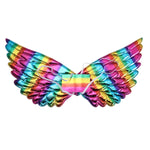 3 PZ Bambini Prom Dress Up Wings Elfo Ali colorate Puntelli per costumi da festa, 3 PCS Light Rainbow, 3 PCS Deep Rainbow, 3 PCS Gold, 3 PCS Black, 3 PCS Red, 3 PCS Silver, 3 PCS White, 3 PCS Deep Purple, 3 PCS Fantasy Rainbow, 3 PCS Fantasy White