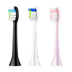 Testina per spazzolino da 2 pezzi per serie Philips HX3/HX6/HX9, Black Gum Care, Gum Care Pink, Double Effect Black, Interdental Care Green, Interdental Care Pink, Diamond Bright Black, Diamond Bright Pink