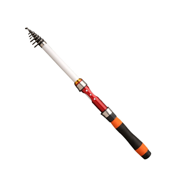 Canna da pesca a zattera corta retrattile con canna piccola dalla coda morbida, 1.8m, 2.1m, 2.4m, 2.7m, 3.0m
