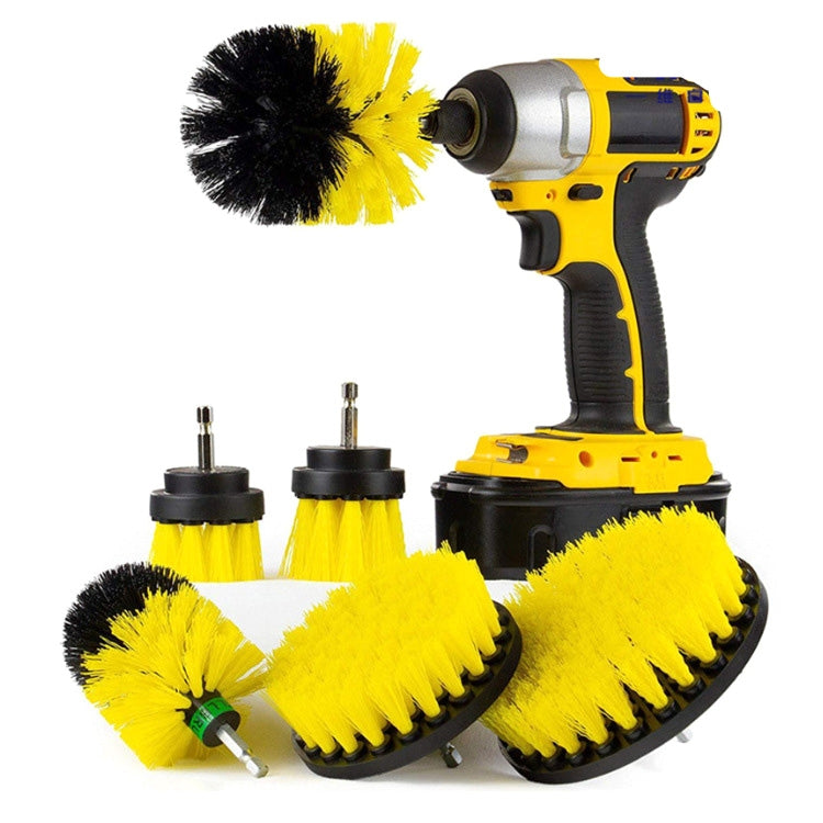 Spazzola per la pulizia delle fessure del pavimento del pneumatico dell'automobile della testa del trapano elettrico 6PCS, 6 PCS / Set Brush(Yellow), 6 PCS / Set Brush(Blue), 6 PCS / Set Brush(Red), 6 PCS / Set Brush(White), 6 PCS / Set Brush(Black)