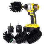 Spazzola per la pulizia delle fessure del pavimento del pneumatico dell'automobile della testa del trapano elettrico 6PCS, 6 PCS / Set Brush(Yellow), 6 PCS / Set Brush(Blue), 6 PCS / Set Brush(Red), 6 PCS / Set Brush(White), 6 PCS / Set Brush(Black)