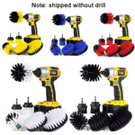 Spazzola per la pulizia delle fessure del pavimento del pneumatico dell'automobile della testa del trapano elettrico 6PCS, 6 PCS / Set Brush(Yellow), 6 PCS / Set Brush(Blue), 6 PCS / Set Brush(Red), 6 PCS / Set Brush(White), 6 PCS / Set Brush(Black)