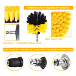 Spazzola per la pulizia delle fessure del pavimento del pneumatico dell'automobile della testa del trapano elettrico 6PCS, 6 PCS / Set Brush(Yellow), 6 PCS / Set Brush(Blue), 6 PCS / Set Brush(Red), 6 PCS / Set Brush(White), 6 PCS / Set Brush(Black)