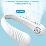 Ventilatore da collo senza lama con batteria 3000-4000 mAh