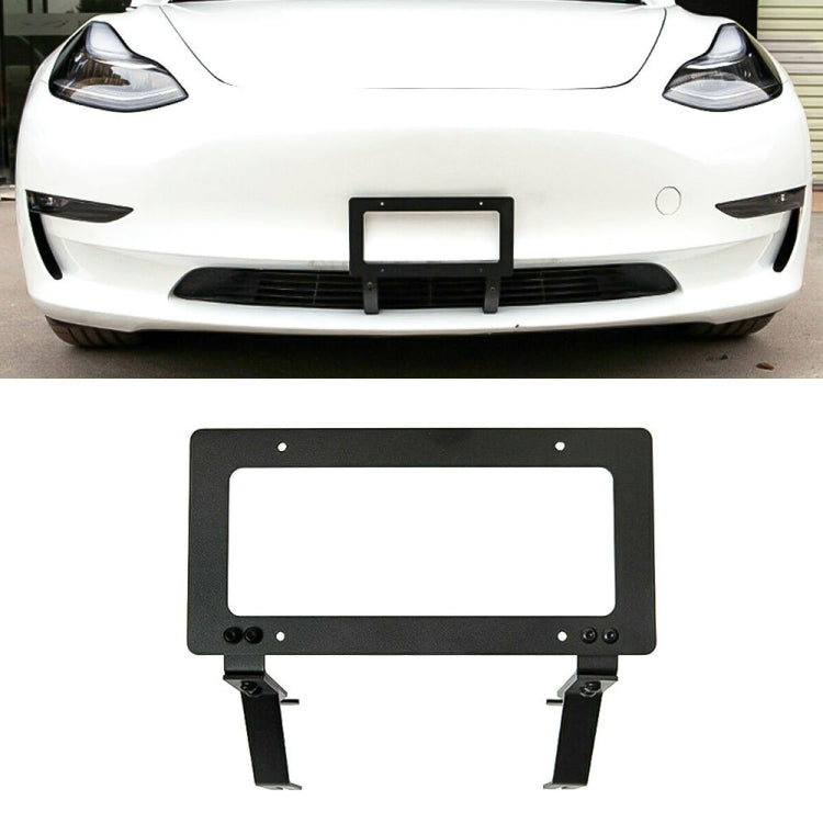 Portatarga anteriore senza punzonatura Staffa per targa americana, For Tesla Model 3, For Tesla Model Y