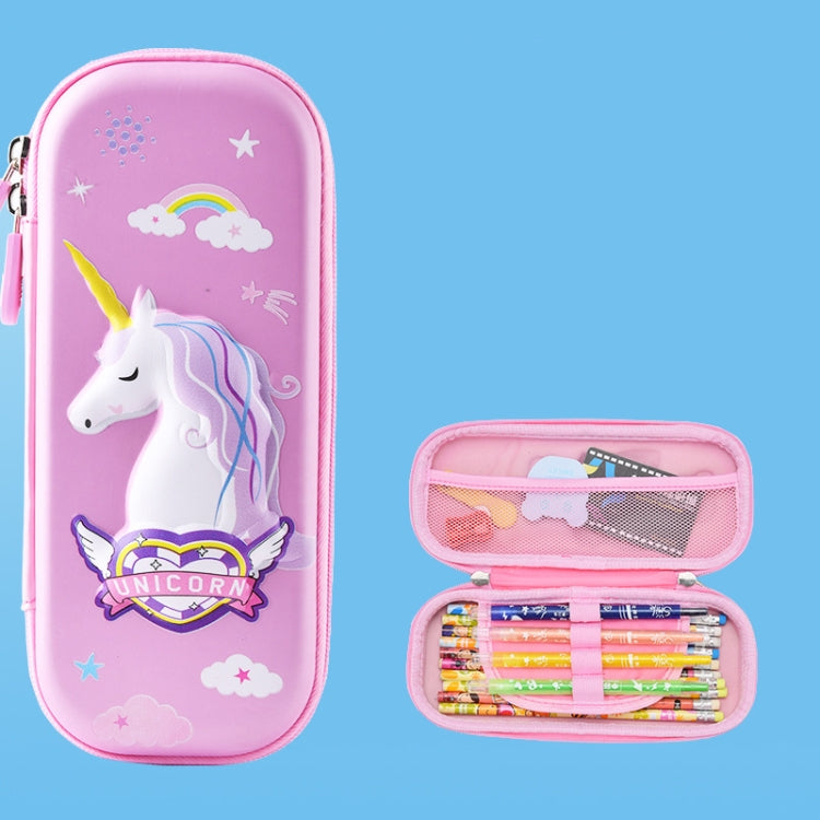 Uime EVA 3D Astuccio per cancelleria multi-scomparto Materiale scolastico per bambini, Astronaut, Rocket, Purple Pony, Rabbit, Elf Unicorn, Green Dinosaur, Red Dinosaur, Rainbow Unicorn, Big Head Unicorn, Kitten, Little Fox, Mermaid, Blue Whale        ...