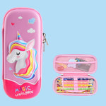 Uime EVA 3D Astuccio per cancelleria multi-scomparto Materiale scolastico per bambini, Astronaut, Rocket, Purple Pony, Rabbit, Elf Unicorn, Green Dinosaur, Red Dinosaur, Rainbow Unicorn, Big Head Unicorn, Kitten, Little Fox, Mermaid, Blue Whale        ...