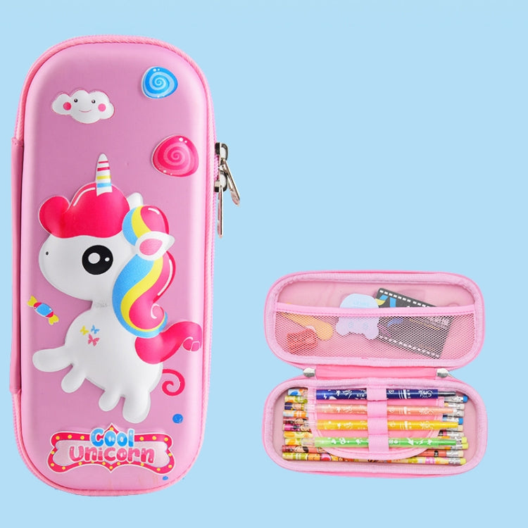 Uime EVA 3D Astuccio per cancelleria multi-scomparto Materiale scolastico per bambini, Astronaut, Rocket, Purple Pony, Rabbit, Elf Unicorn, Green Dinosaur, Red Dinosaur, Rainbow Unicorn, Big Head Unicorn, Kitten, Little Fox, Mermaid, Blue Whale        ...