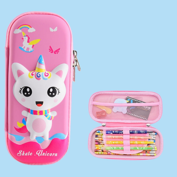 Uime EVA 3D Astuccio per cancelleria multi-scomparto Materiale scolastico per bambini, Astronaut, Rocket, Purple Pony, Rabbit, Elf Unicorn, Green Dinosaur, Red Dinosaur, Rainbow Unicorn, Big Head Unicorn, Kitten, Little Fox, Mermaid, Blue Whale        ...