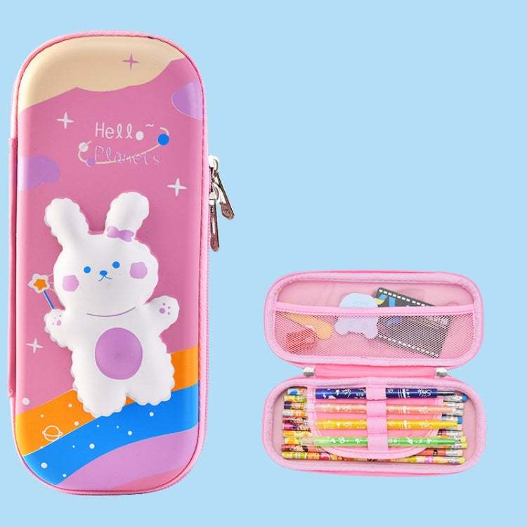 Uime EVA 3D Astuccio per cancelleria multi-scomparto Materiale scolastico per bambini, Astronaut, Rocket, Purple Pony, Rabbit, Elf Unicorn, Green Dinosaur, Red Dinosaur, Rainbow Unicorn, Big Head Unicorn, Kitten, Little Fox, Mermaid, Blue Whale        ...