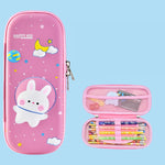 Uime EVA 3D Astuccio per cancelleria multi-scomparto Materiale scolastico per bambini, Astronaut, Rocket, Purple Pony, Rabbit, Elf Unicorn, Green Dinosaur, Red Dinosaur, Rainbow Unicorn, Big Head Unicorn, Kitten, Little Fox, Mermaid, Blue Whale        ...